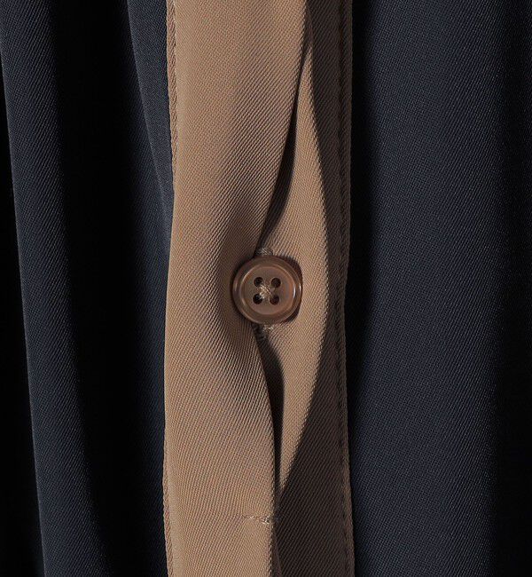 SHIPS Colors 「《予約》SHIPS Colors:〈手洗い可能〉配色 ギャザー ワンピース 2◆」|ワンピース|