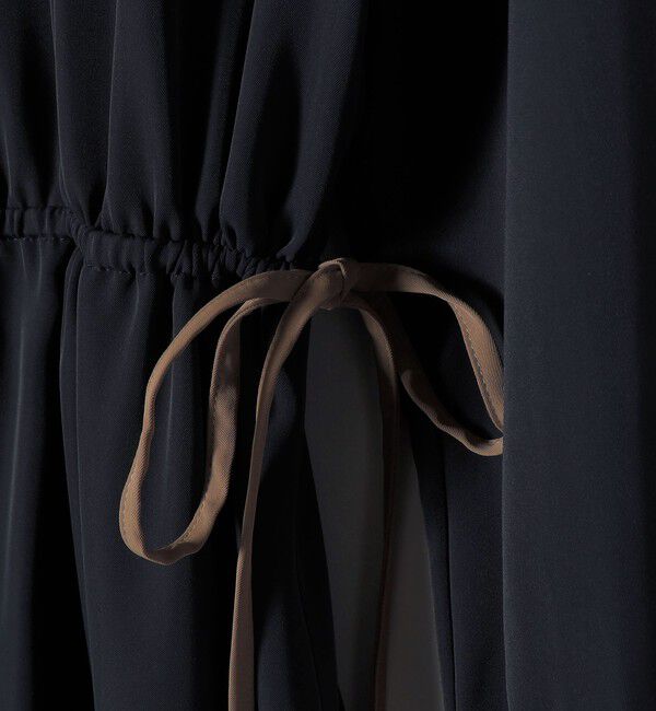 SHIPS Colors 「《予約》SHIPS Colors:〈手洗い可能〉配色 ギャザー ワンピース 2◆」|ワンピース|