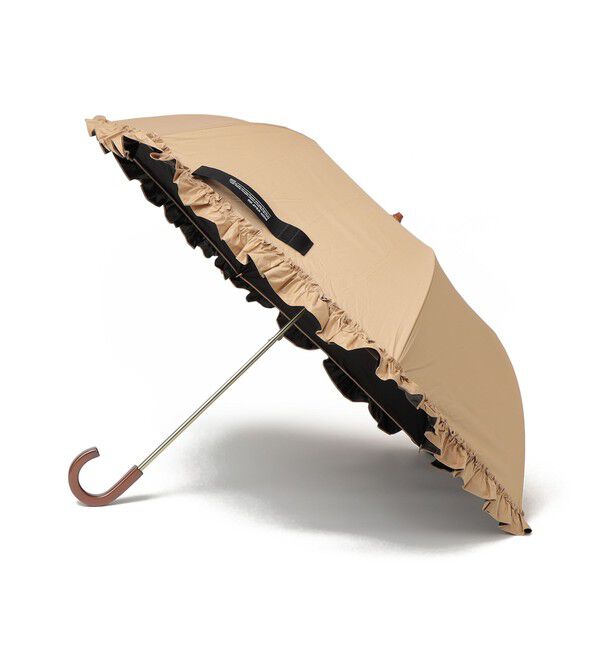 SHIPS Colors 「《予約》assa:BODYWRAP フリル 折り畳み傘 (晴雨兼用・親骨55cm)◆」|傘|