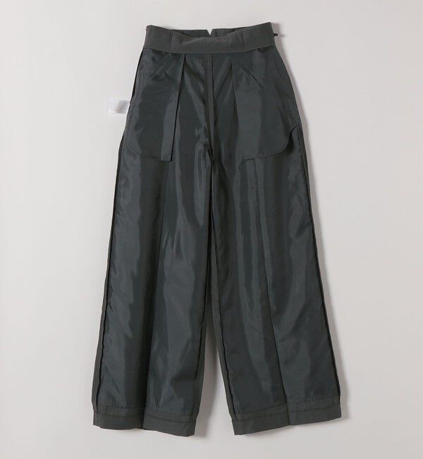 quaranciel「《予約》quaranciel:〈洗濯機可能〉リネン ミックス ハイウエスト ワイド パンツ」|その他|