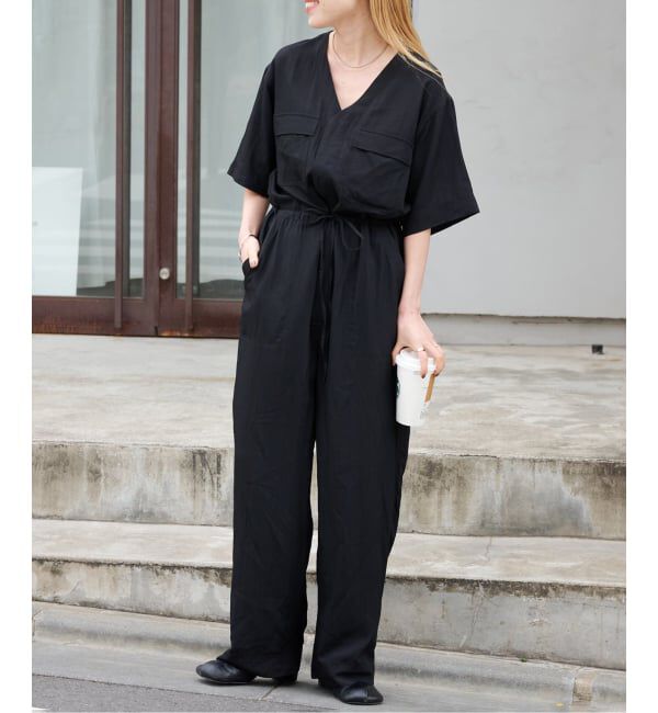 OUTDOOR PRODUCTS Usual Things「≪予約≫ダブルポケットVネックオールインワン」|オールインワン|