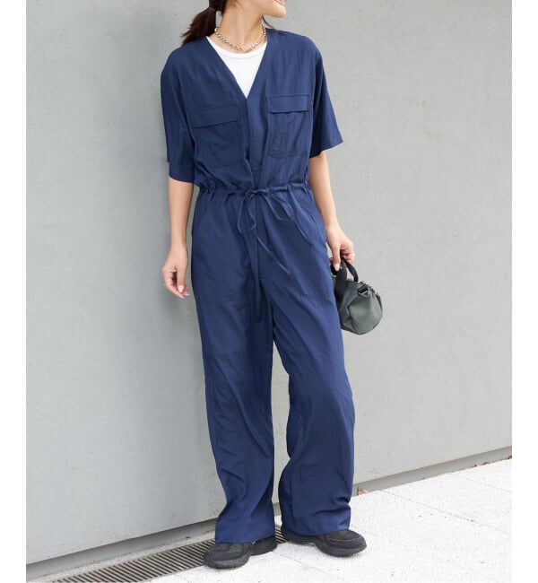 OUTDOOR PRODUCTS Usual Things「≪予約≫ダブルポケットVネックオールインワン」|オールインワン|