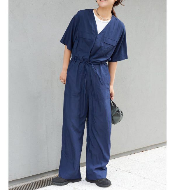 OUTDOOR PRODUCTS Usual Things「≪予約≫ダブルポケットVネックオールインワン」|オールインワン|