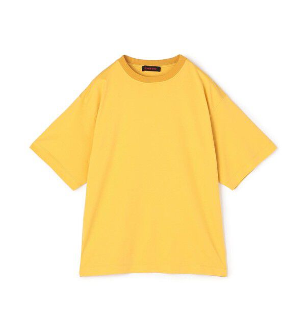 CABaN「CABaN コットン ドロップショルダークルーネックプルオーバー」|Tシャツ・カットソー|21 ライトイエロー