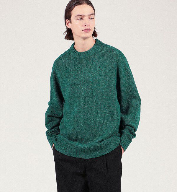 CABaN「CABaN ウールネップ クルーネックプルオーバー」|ニット・セーター|