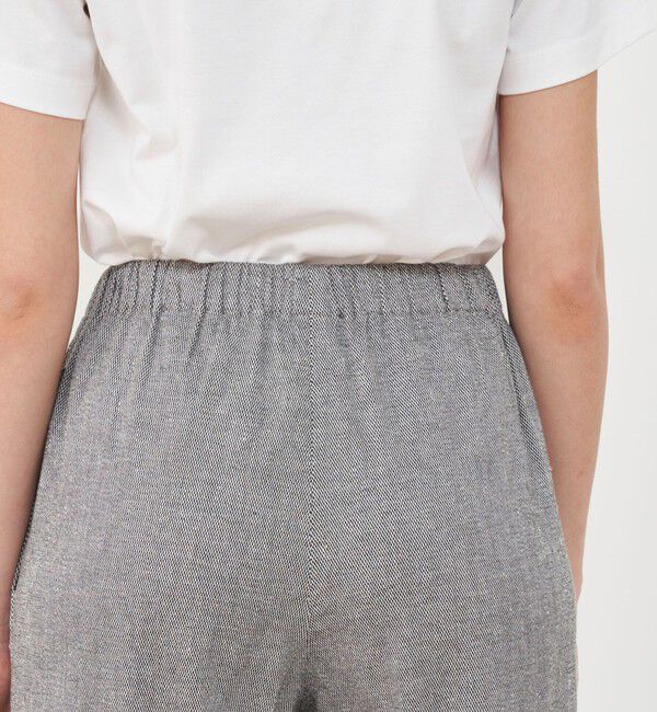 GALERIE VIE「コットンリネンストレッチ イージーワイドパンツ」|その他|