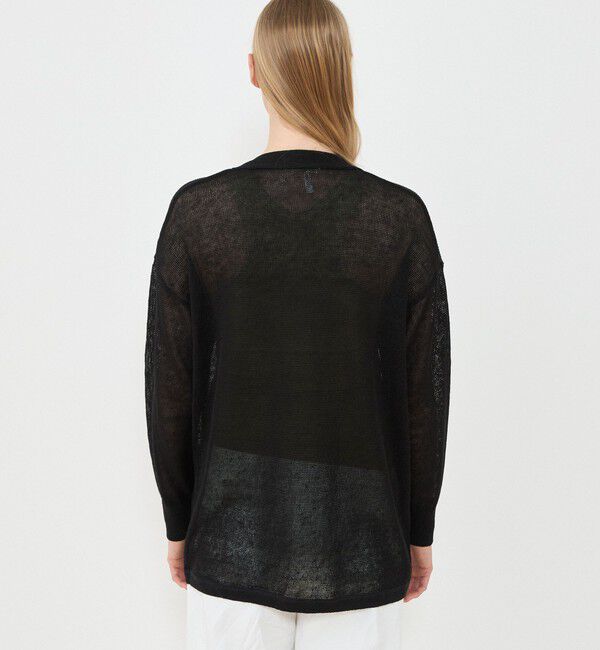 GALERIE VIE「リネンコード Ｖネックカーディガン」|ニット・セーター|