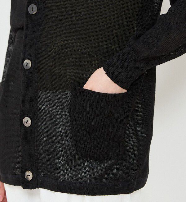 GALERIE VIE「リネンコード Ｖネックカーディガン」|ニット・セーター|