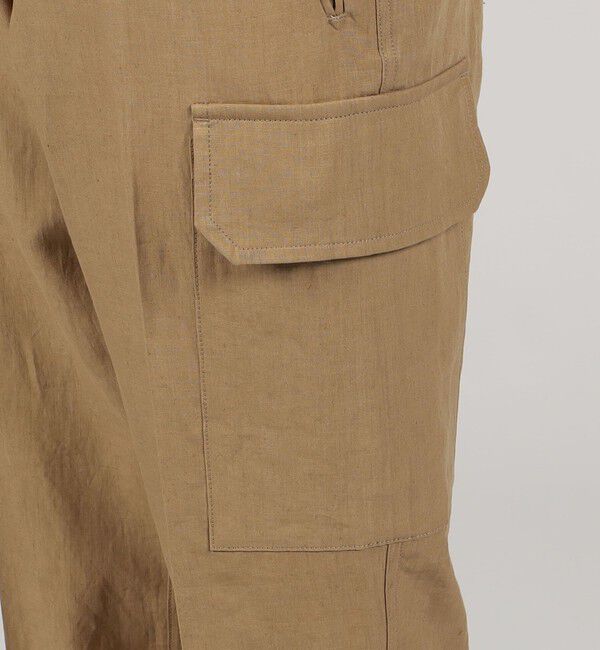 TOMORROWLAND MENS「60リネン カーゴパンツ」|カーゴ|