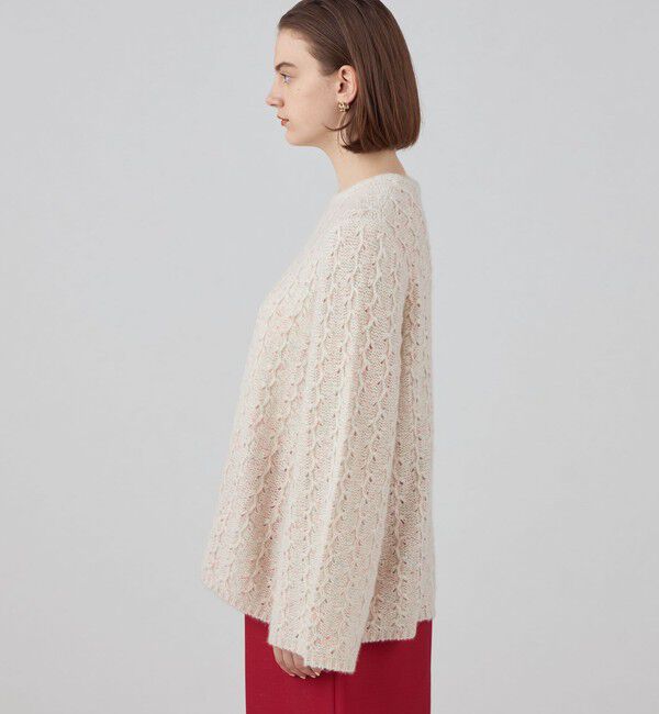 Ballsey「Cashmere Collection フレアスリーブプルオーバー」|ニット・セーター|