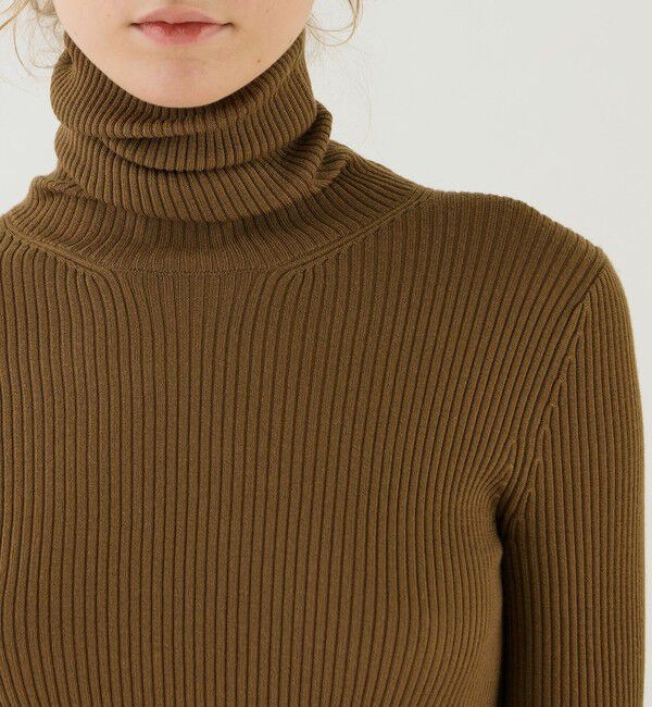 GALERIE VIE「プルミエールウールリブ タートルネックプルオーバー」|ニット・セーター|