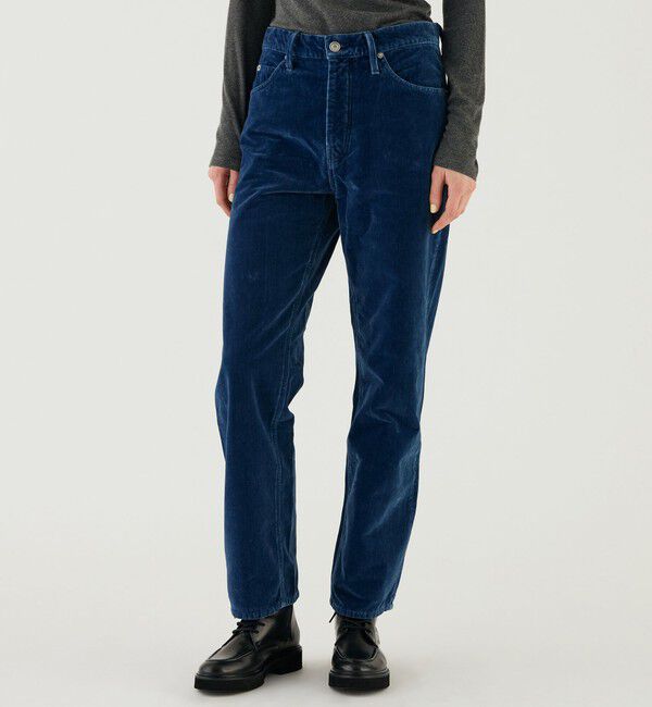 GALERIE VIE「ベルベットインディゴ ストレートパンツ」|その他|