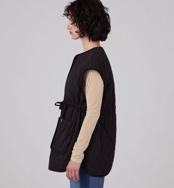 MACPHEE「キルティング クルーネックジレ」|ダウンベスト・ベスト|