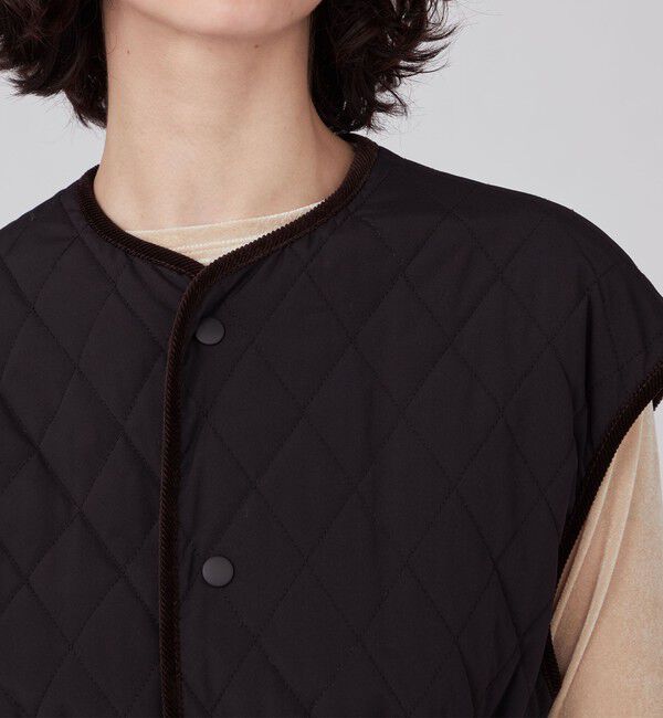 MACPHEE「キルティング クルーネックジレ」|ダウンベスト・ベスト|