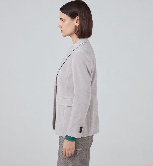 TOMORROWLAND collection「ベッチンシャンブレー ノッチドカラージャケット」|テーラードジャケット|