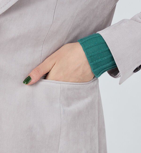 TOMORROWLAND collection「ベッチンシャンブレー ノッチドカラージャケット」|テーラードジャケット|