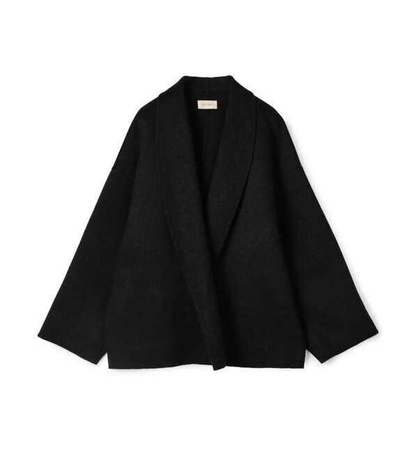 DES PRES「ダブルフェイスメルトンビーバー ショートコート」|その他|17 チャコールグレー