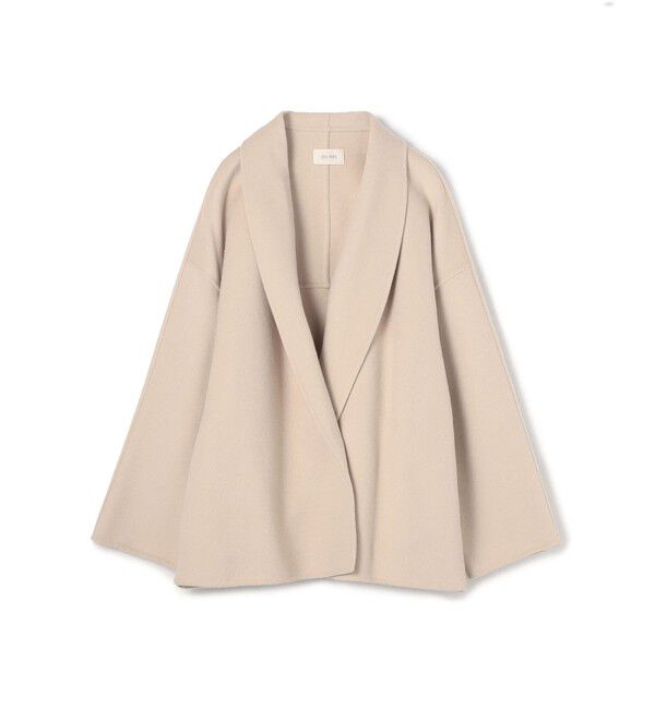 DES PRES「ダブルフェイスメルトンビーバー ショートコート」|その他|41 ライトベージュ