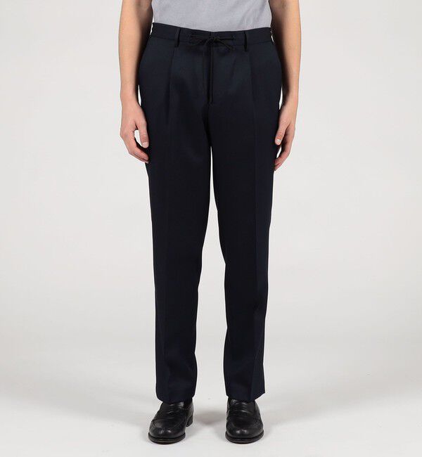 TOMORROWLAND MENS「ウールポリエステル 1プリーツ イージースラックス V.B.CANONICO」|スラックス|