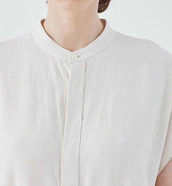 GALERIE VIE「ホームステッドクロス スタンドカラーシャツワンピース」|ワンピース|