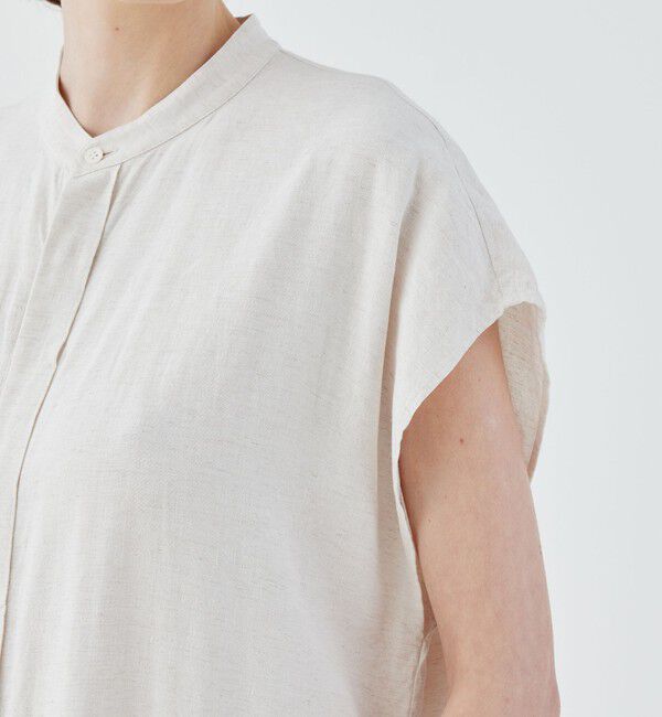 GALERIE VIE「ホームステッドクロス スタンドカラーシャツワンピース」|ワンピース|