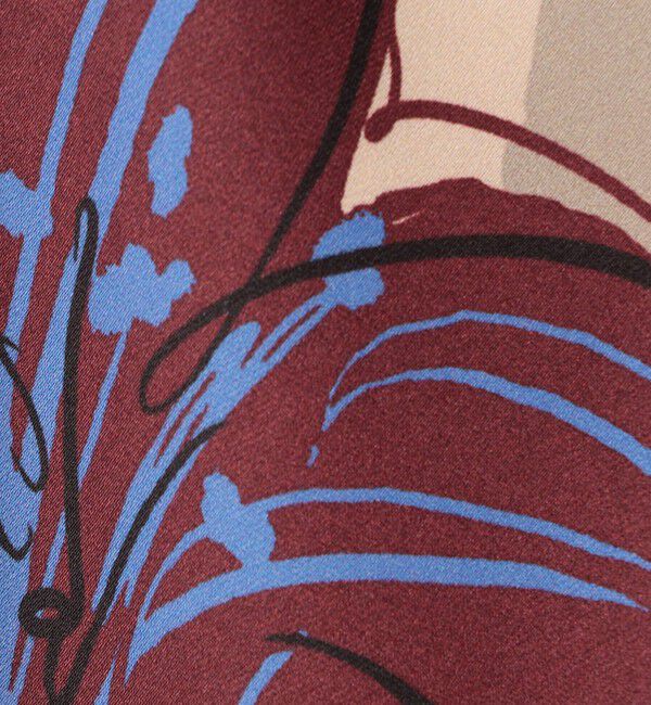 Ballsey「ビビフラワープリント マーメイドスカート」|フレア|