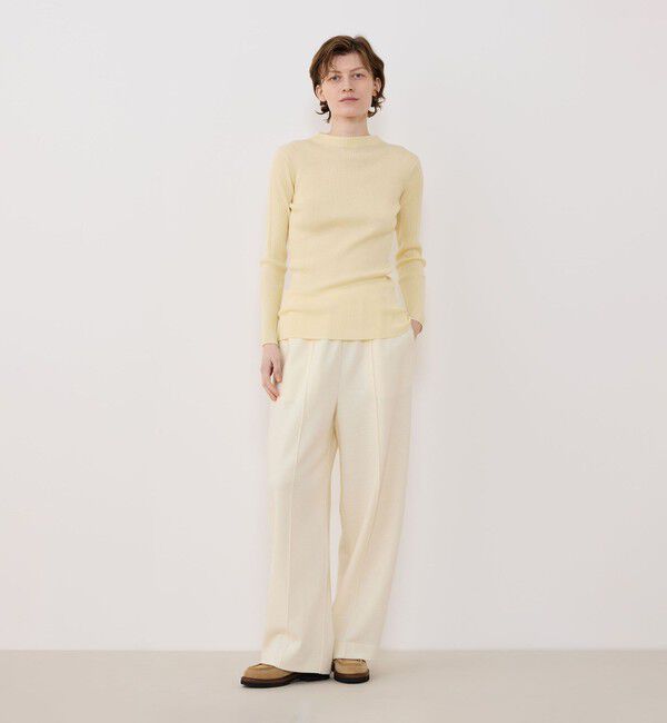 GALERIE VIE「プルミエールウールリブ ボトルネックプルオーバー」|ニット・セーター|