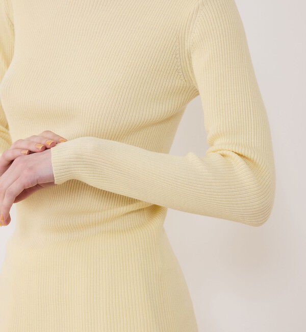 GALERIE VIE「プルミエールウールリブ ボトルネックプルオーバー」|ニット・セーター|