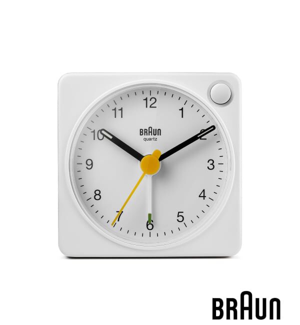 HIROB「《予約》BRAUN ALARM CLOCK WHITE BC02XW」|クロック・置時計|