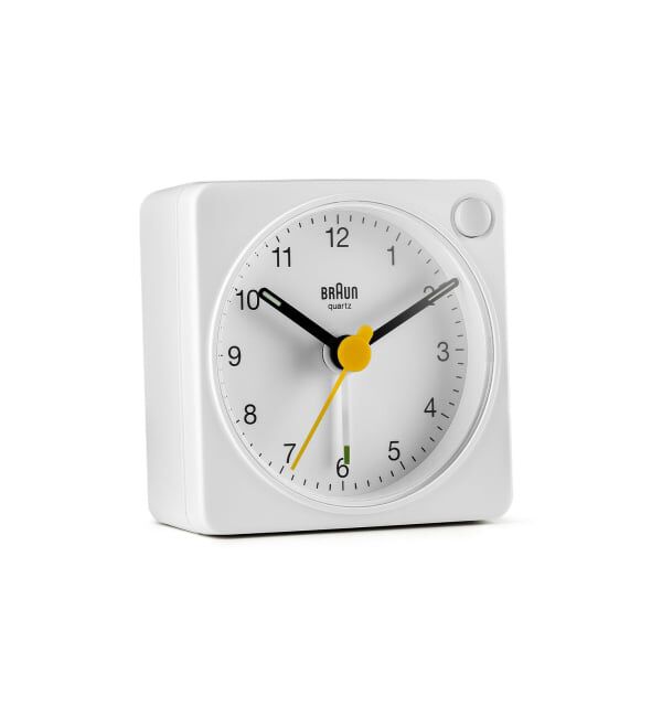 HIROB「《予約》BRAUN ALARM CLOCK WHITE BC02XW」|クロック・置時計|