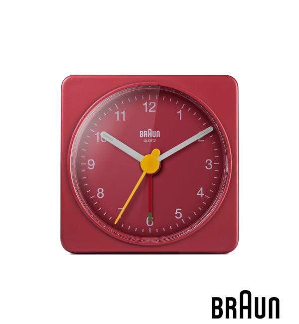 HIROB「《予約》BRAUN ALARM CLOCK RED BC02R」|クロック・置時計|