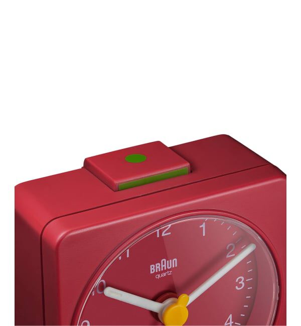 HIROB「《予約》BRAUN ALARM CLOCK RED BC02R」|クロック・置時計|