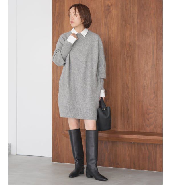 WEB限定/追加》ウールカシミヤ チュニックワンピース（IENA）｜ルミネ