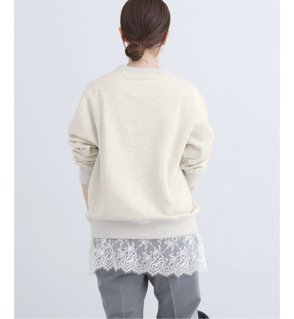 IENA「《追加2予約》LOOPWHEELER for IENA 別注 C/N SWEAT スウェット」|スウェット・ジャージ|