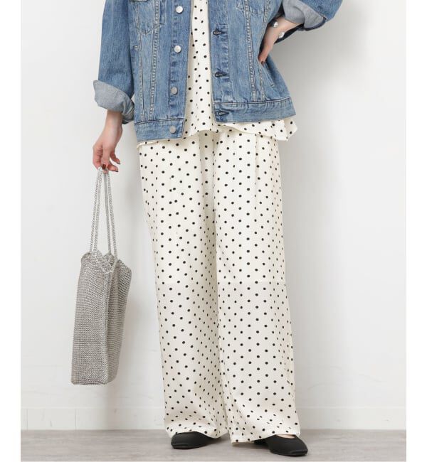 JOURNAL STANDARD relume「《予約》ランダムドットイージーパンツ」|その他|ホワイト