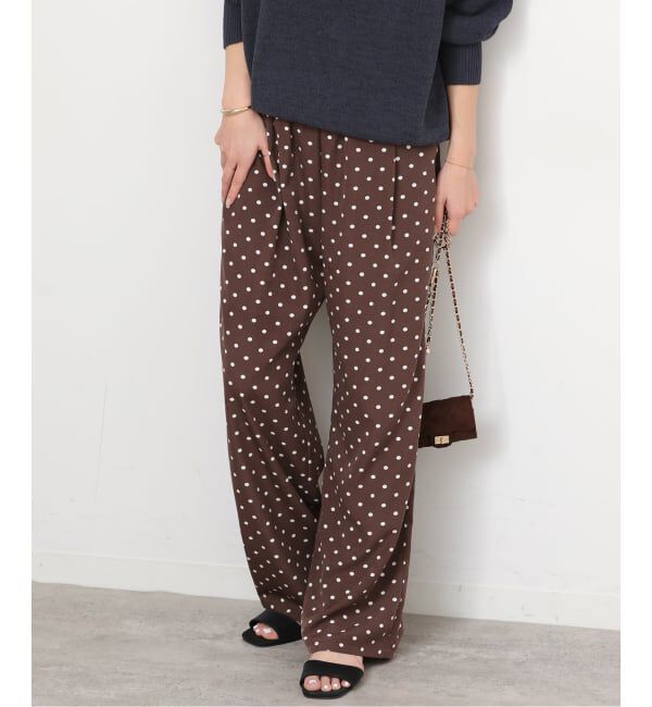 JOURNAL STANDARD relume「《予約》ランダムドットイージーパンツ」|その他|ブラウン