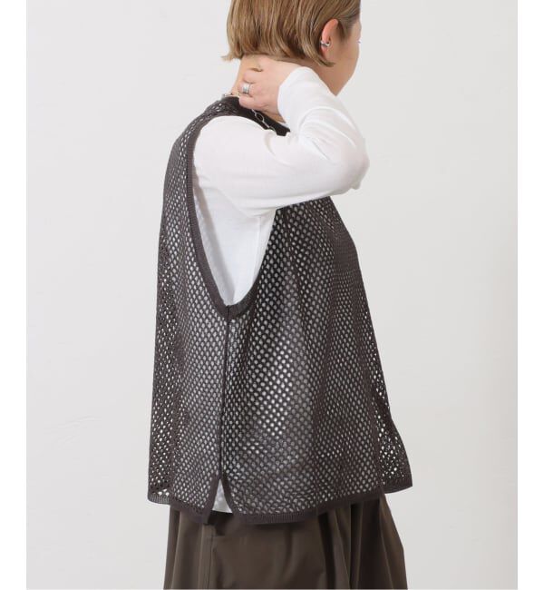 journal standard luxe「《予約》メッシュアミ ベスト」|ベスト・ジレ|