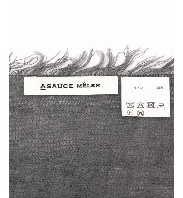 journal standard L'essage「《追加予約》【ASAUCE MELER】フランダースサンリネンガーゼSTLiii：ストール」|ストール|