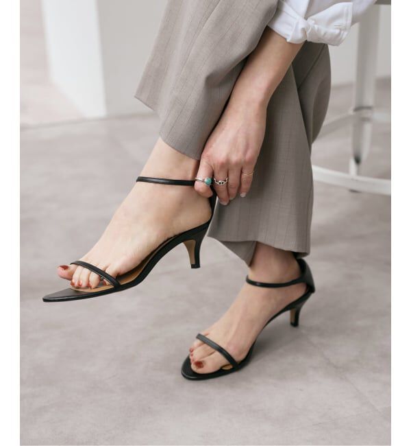 Spick and Span「《予約》Spick & Span バーサンダル」|サンダル|ブラック