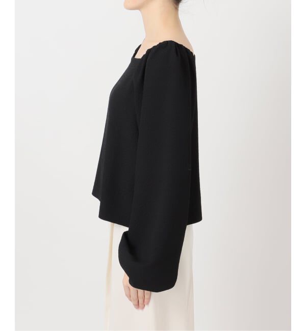 NOBLE「《追加予約》ボリュームスリーブドビーブラウス」|シャツ・ブラウス|