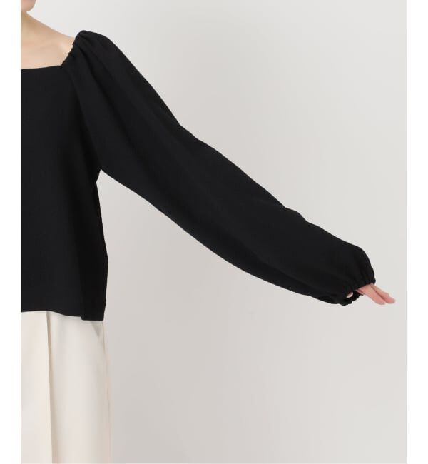 NOBLE「《追加予約》ボリュームスリーブドビーブラウス」|シャツ・ブラウス|