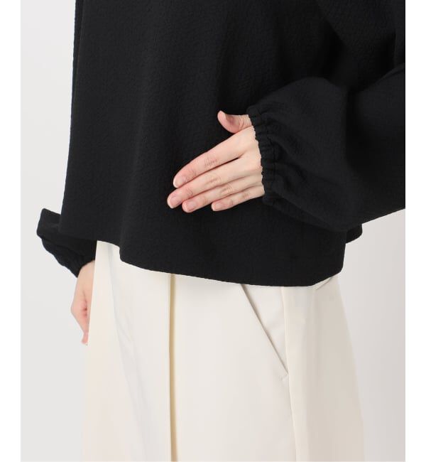 NOBLE「《追加予約》ボリュームスリーブドビーブラウス」|シャツ・ブラウス|