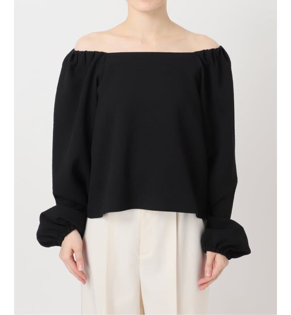 NOBLE「《追加予約》ボリュームスリーブドビーブラウス」|シャツ・ブラウス|