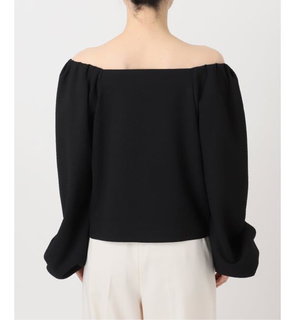 NOBLE「《追加予約》ボリュームスリーブドビーブラウス」|シャツ・ブラウス|