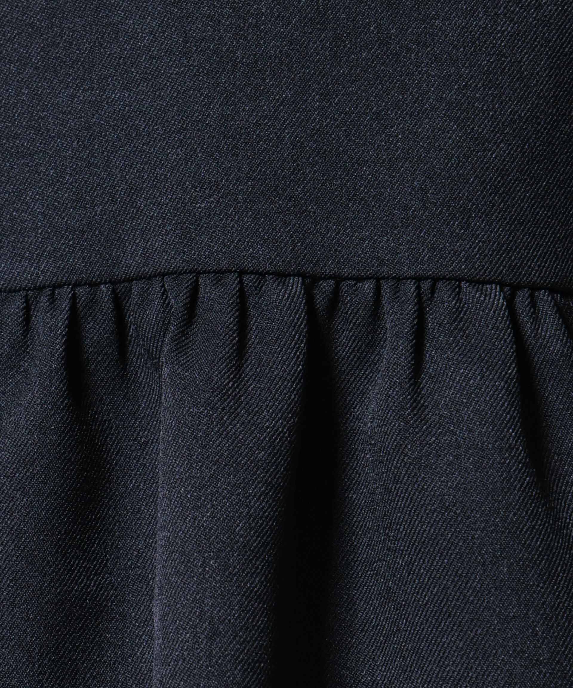 nano･universe「ｳｰﾙﾗｲｸﾎﾟﾘｴｽﾃﾙ前後2way切り替えﾍﾟﾌﾟﾗﾑﾌﾞﾗｳｽ(ｾ  」|シャツ・ブラウス|