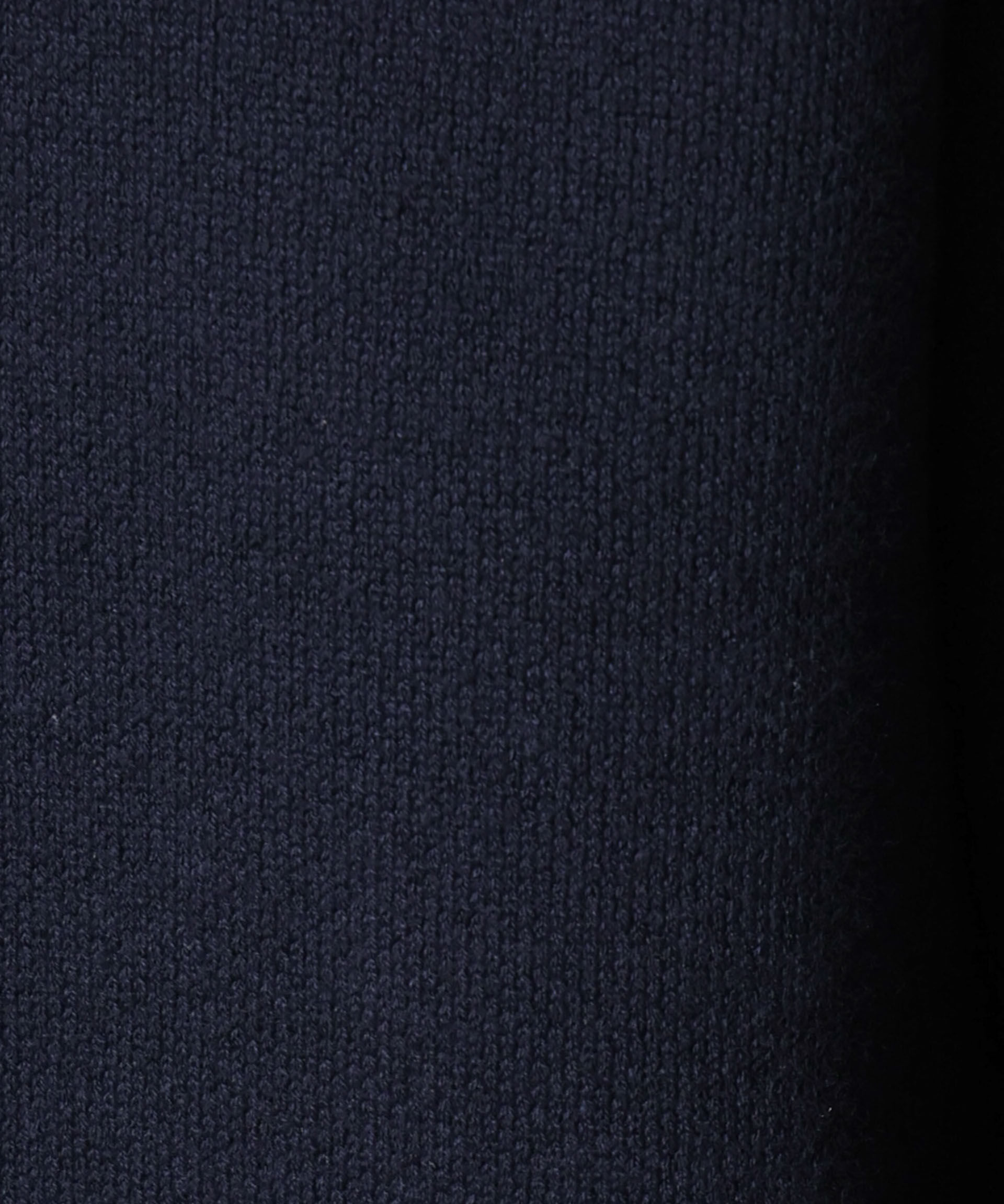 nano･universe「スウェットライク衿付きボタンニット」|ニット・セーター|