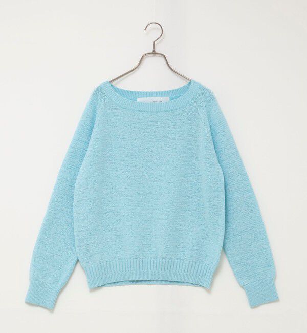 Rie Miller「《手洗い可能》ボートネックプルオーバーテープヤーン」|ニット・セーター|