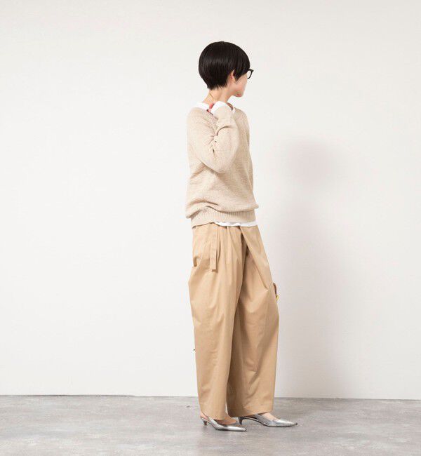 Rie Miller「《手洗い可能》ボートネックプルオーバーテープヤーン」|ニット・セーター|