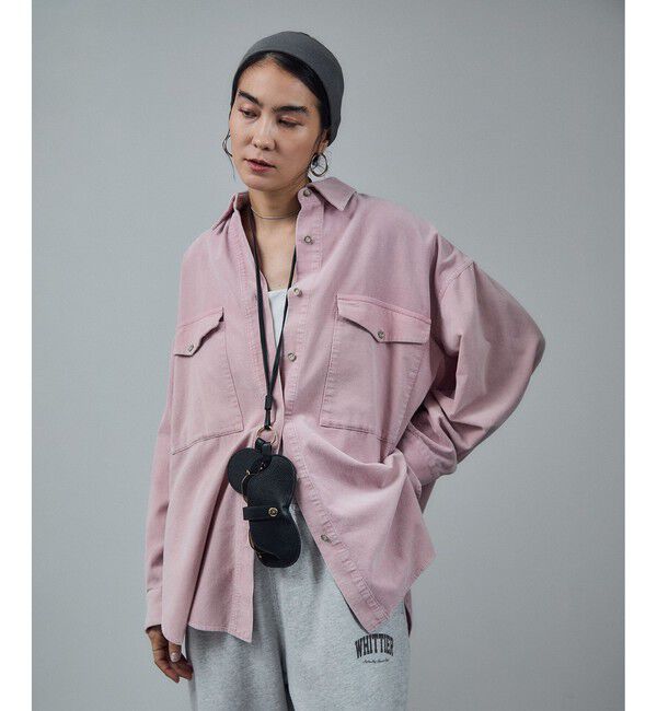 SALON adam et rope'「【WEB限定】【WS（ドゥーブル）】チャーム付きナチュラルレザートート」|トートバッグ|