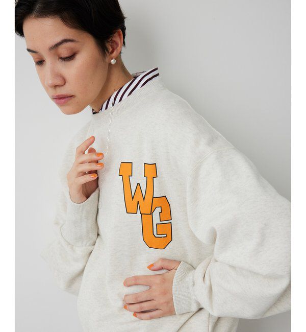  「ワンポイントロゴ裏毛プルオーバー」|Tシャツ・カットソー|